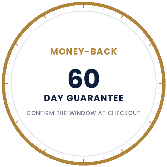 60 day money back guarantee